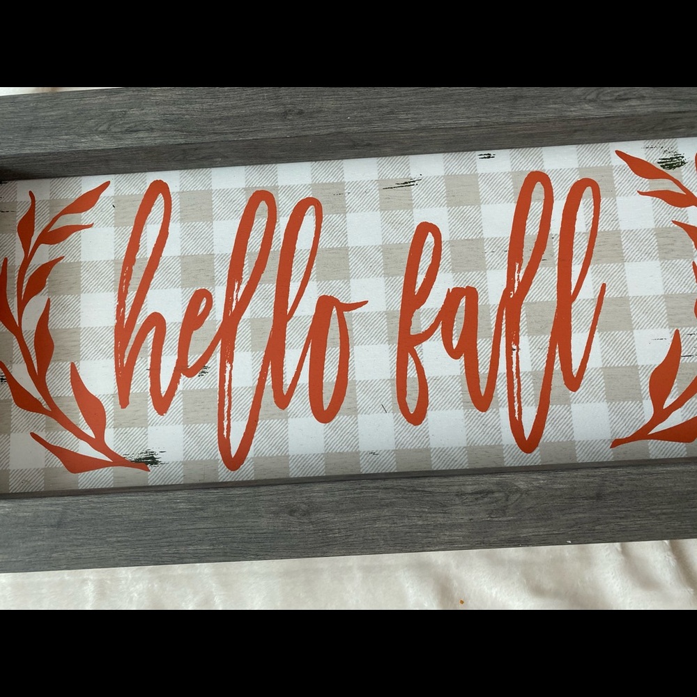 Hello fall sign - Picture 3 of 5